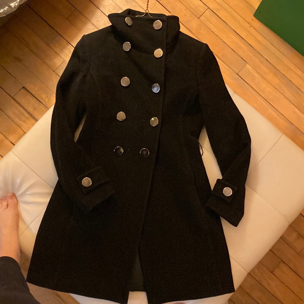 T. Babaton Talulah Aritzia Wool Cashmere Bromley  Jacket - Black, XS
